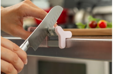 Image of Smiths Slide Sharp Edge Grip 4-Slot Sharpener, Pink, SP-51135