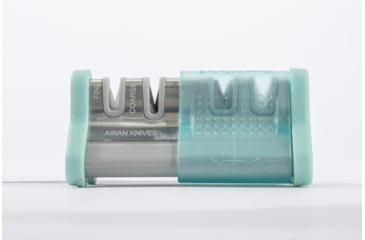 Image of Smiths Slide Sharp Edge Grip 4-Slot Sharpener, Turquoise, SP-51137