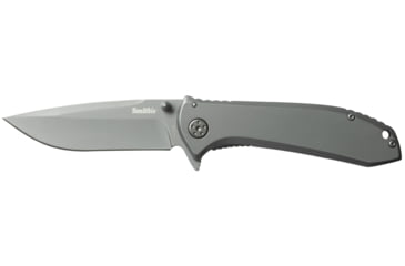 Image of Smiths Titania II Folding Knife, 3.4in, 420 Stainless Steel, Titanium, Drop Point Blade, Titanium Handle, Titanium, 51010