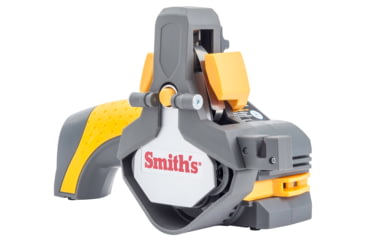 Image of Smiths Cordless Knife/Tool Sharpener, Coarse Ceramic, Fine, Gray/Yellow, Medium, 50969