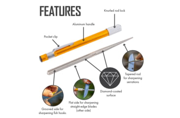 Image of Smiths Diamond Retractable Sharpener, Blue/GraySP-51446