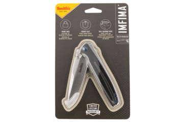 Image of Smiths Products 51275 Imfima 3.26 Folding Drop Point Plain Bead Blasted 3Cr13M