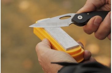 Image of Smiths 4in. Natural Arkansas Sharpening Stone w/ Cover SP-50556