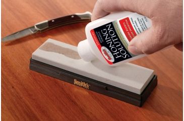 Image of Smiths 4oz. Premium Honing Solution, Metallic/Black HON1