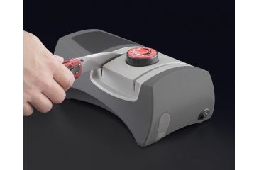 Image of Smiths Sharpeners Adjustable Edge Pro Electric Knife Sharpener, Black/Gray 50281