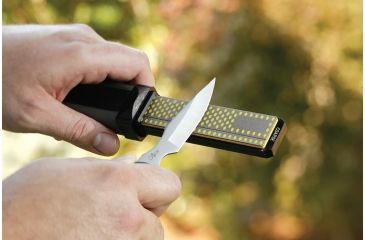 Image of Smiths Diamond Combination Sharpener, Black/Yellow/Orange/Gray SP-DCS4