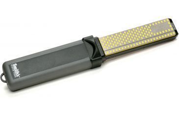 Image of Smiths Diamond Combination Sharpener, Black/Yellow/Orange/Gray SP-DCS4