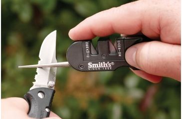 Image of Smiths Sharpeners Pocket Pal Knife Sharpener, Gray/Black PP1