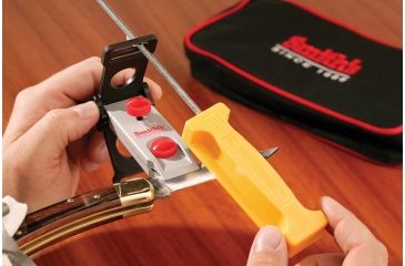 Image of Smiths Sharpeners Standard Precision Sharpening System, Black/Brown/White SPSK