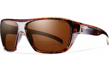 Image of Smith Optics Chief +2.50 Sunglasses - Brown Linen Frame w/ Polarized Copper Lens CFBRCP250