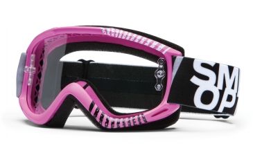 Image of Smith Optics Fuel v.1 MX Goggles - Pink Daze Frame w/ Clear Anti Fog Lens FV1CFPZ13