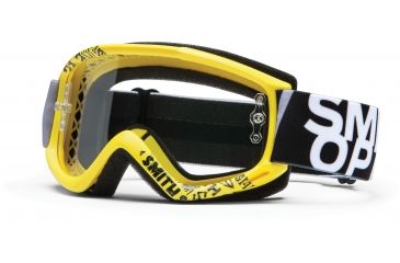 Image of Smith Optics Fuel v.1 MX Goggles - Yellow Fader Frame w/ Clear Anti Fog Lens FV1CFYF13