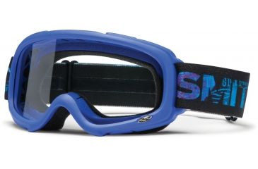 Image of Smith Optics Gambler MX Goggles - Blue Frame w/ Clear Anti Fog Lens GX1CFBL13