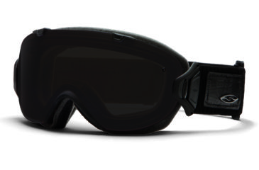 Image of Smith Optics I/OS Snow Goggles - Black Danger Frame w/ Blackout and Red Sensor Lens IS7BKKD13