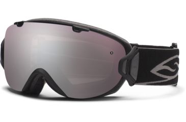 Image of Smith Optics I/OS Snow Goggles - Black Frame w/ Ignitor and Blue Sensor Lens IS7IBK12