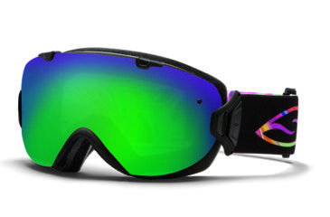Image of Smith Optics I/OS Snow Goggles - Facemelter Frame w/ Green Sol X and Red Sensor Lens IS7NXFM13