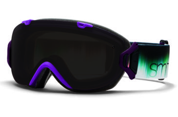 Image of Smith Optics I/OS Snow Goggles - Violet Ombre Frame w/ Blackout and Red Sensor Lens IS7BKVR13