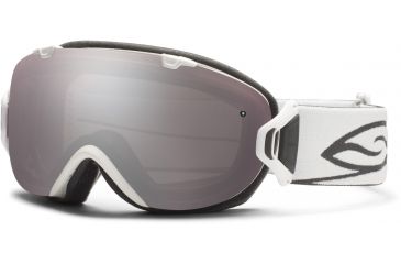 Image of Smith Optics I/OS Snow Goggles - White Frame w/ Ignitor and Blue Sensor Lens IS7IWT12