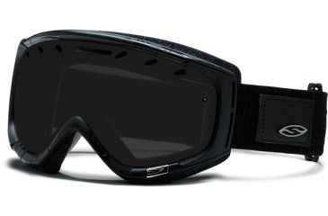 Image of Smith Optics Phase Snow Goggles - Black Danger Frame w/ Blackout Lens PZ6BKKD13