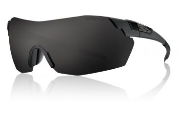 Image of Smith Optics Pivlock V2 Max Sunglasses - Impossibly Black Frame w/ Blackout/Photo Ignitor/Clear Lens VWMNXBOIB