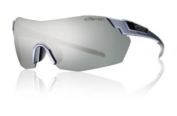 Image of Smith Optics Pivlock V2 Max Sunglasses - Matte Graphite Frame w/ Super Platinum/Ignitor/Clear Lens VWMPCSPTMG