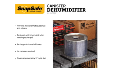 Image of Snapsafe, A Hornady Company Dehumidifier Cylinder, Gray, NSN N, 75902