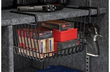 Image of Snapsafe, A Hornady Company Hanging Shelf Basket, Large, Black, NSN N, 76011