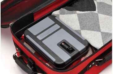 Image of Snapsafe, A Hornady Company Lock Box With Tsa Combination Lock XL Gun Safe, Polycarbonate, Black, NSN N, 75241