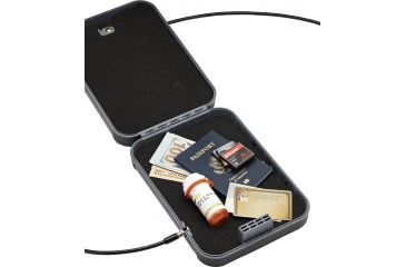 Image of Snapsafe, A Hornady Company Lock Box With Tsa Combination Lock XL Gun Safe, Polycarbonate, Black, NSN N, 75241