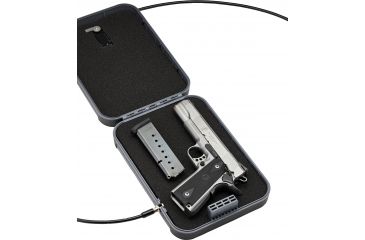 Image of Snapsafe, A Hornady Company Lock Box With Tsa Combination Lock XL Gun Safe, Polycarbonate, Black, NSN N, 75241
