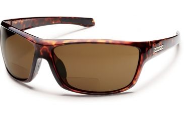 Image of Suncloud Polarized Optics Conductor +2.50 Sunglasses - Tortoise Frame and Brown Polarized Polycarbonate Lens S-CDPPBRTT250