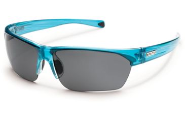 Image of Suncloud Polarized Optics Detour Sunglasses - Crystal Teal Frame and Gray Polarized Polycarbonate Lens S-DTPPGYCTL