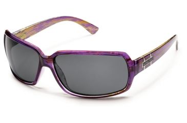 Image of Suncloud Polarized Optics Poptown Sunglasses - Purple Backpaint Frame and Gray Polarized Polycarbonate Lens S-PPPPGYPR