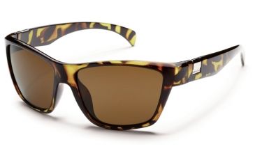 Image of Suncloud Polarized Optics Speedtrap Sunglasses - Tortoise Frame and Brown Polarized Polycarbonate Lens S-SPPPBRTT
