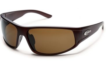 Image of Suncloud Polarized Optics Warrant Sunglasses - Matte Brown  Frame and Brown Polarized Polycarbonate Lens S-WAPPBRMBR
