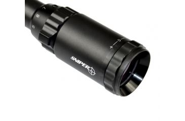 Image of Sniper 3-9x40mm Scope w/ Front AO Adjustment and RGB Tri Illumination Mil Rifle Scope, Black LT3-9x40AOL