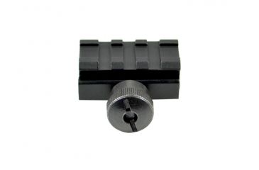 Image of Sniper 3 Slot Low Profile Riser Tactical Rail Mount, Black MRSSL3