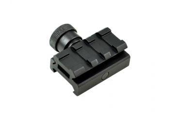 Image of Sniper 3 Slot Low Profile Riser Tactical Rail Mount, Black MRSSL3