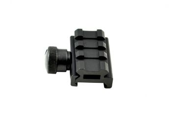 Image of Sniper 3 Slot Low Profile Riser Tactical Rail Mount, Black MRSSL3