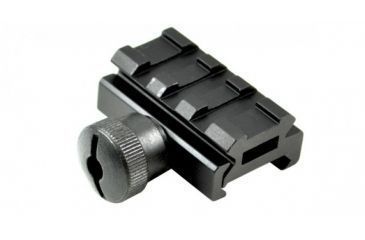 Image of Sniper 3 Slot Low Profile Riser Tactical Rail Mount, Black MRSSL3