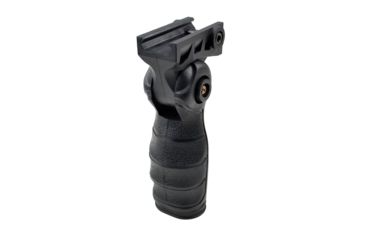 Image of Sniper 5 Position Folding Foregrip Grip w/ Storage, Molded Finger Grooves, Polymer, Black GP08