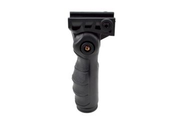 Image of Sniper 5 Position Folding Foregrip Grip w/ Storage, Molded Finger Grooves, Polymer, Black GP08