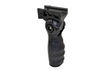 Image of Sniper 5 Position Folding Foregrip Grip w/ Storage, Molded Finger Grooves, Polymer, Black GP08