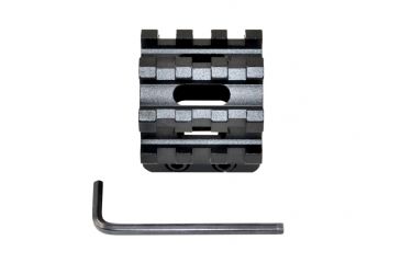 Image of Sniper 5 Position Tactical Rail Barrel Mount for 12 Gauge Shotgun, Black MBRAR
