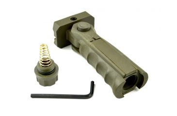 Image of Sniper 5 Positions Tactical Firearm Grip Short Front Holder w/ Compartment, Green GP02-G