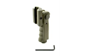 Image of Sniper 5 Positions Tactical Firearm Grip Short Front Holder w/ Compartment, Green GP02-G