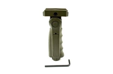 Image of Sniper 5 Positions Tactical Firearm Grip Short Front Holder w/ Compartment, Green GP02-G