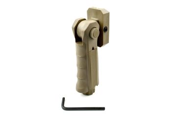 Image of Sniper 5 Positions Tactical Firearm Grip Short Front Holder w/ Compartment, Tan GP02-T