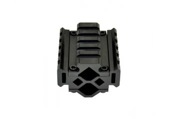 Image of Sniper 5 Slot Barrel Mount w/ Laser / Flashlight Mount, Black, Clamping Range: Diameter .51 in - .78 in MBR05