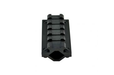 Image of Sniper 5 Slot Tactical Rail Barrel Mount for 0.51 in - 0.78 in, Picatinny / Weaver Rail, Black MBR5S